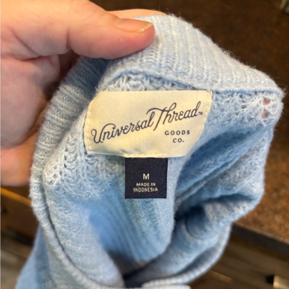 Universal Thread Sky Blue Button-Up Cardigan - image 3